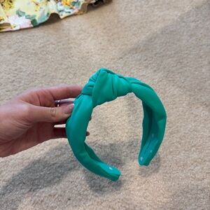 Lele Sadoughi Neoprene Headband Electric Mint